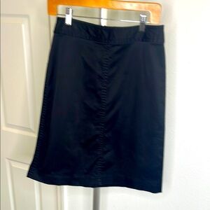 Banana republic stretch 6 Black skirt Midi
